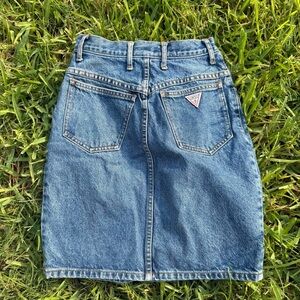 Vintage Guess Blue Denim Skirt